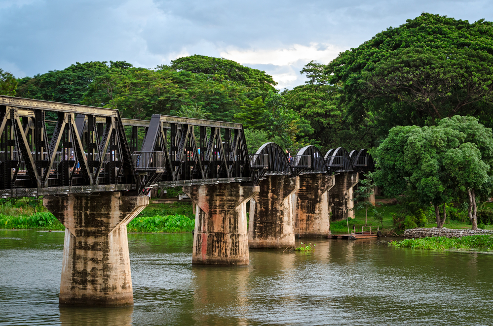 Kanchanaburi (Thailand), The Bridge on the River Kwai