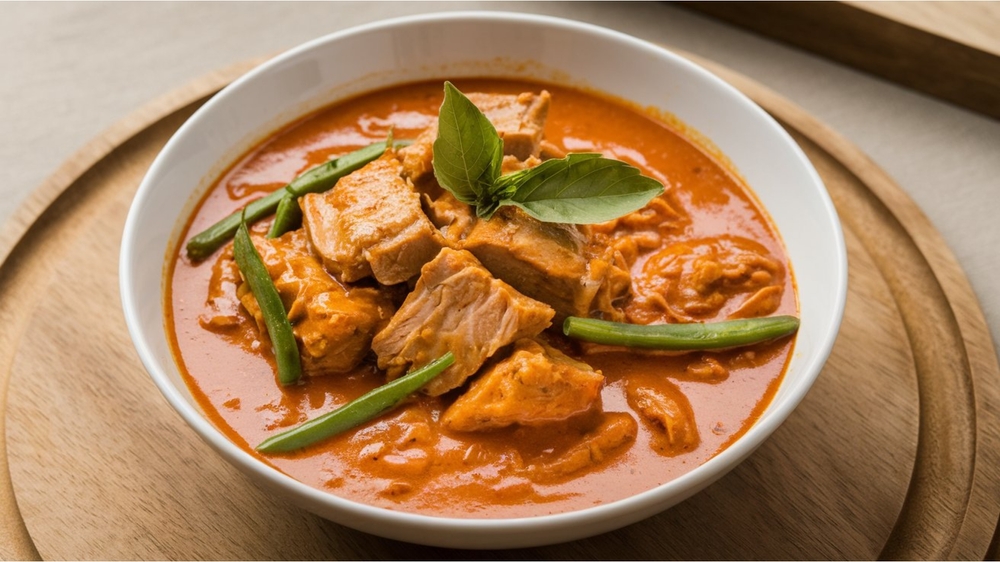 Enjoy,The,Rich,And,Creamy,Panang,Curry,With,Tender,Pork,