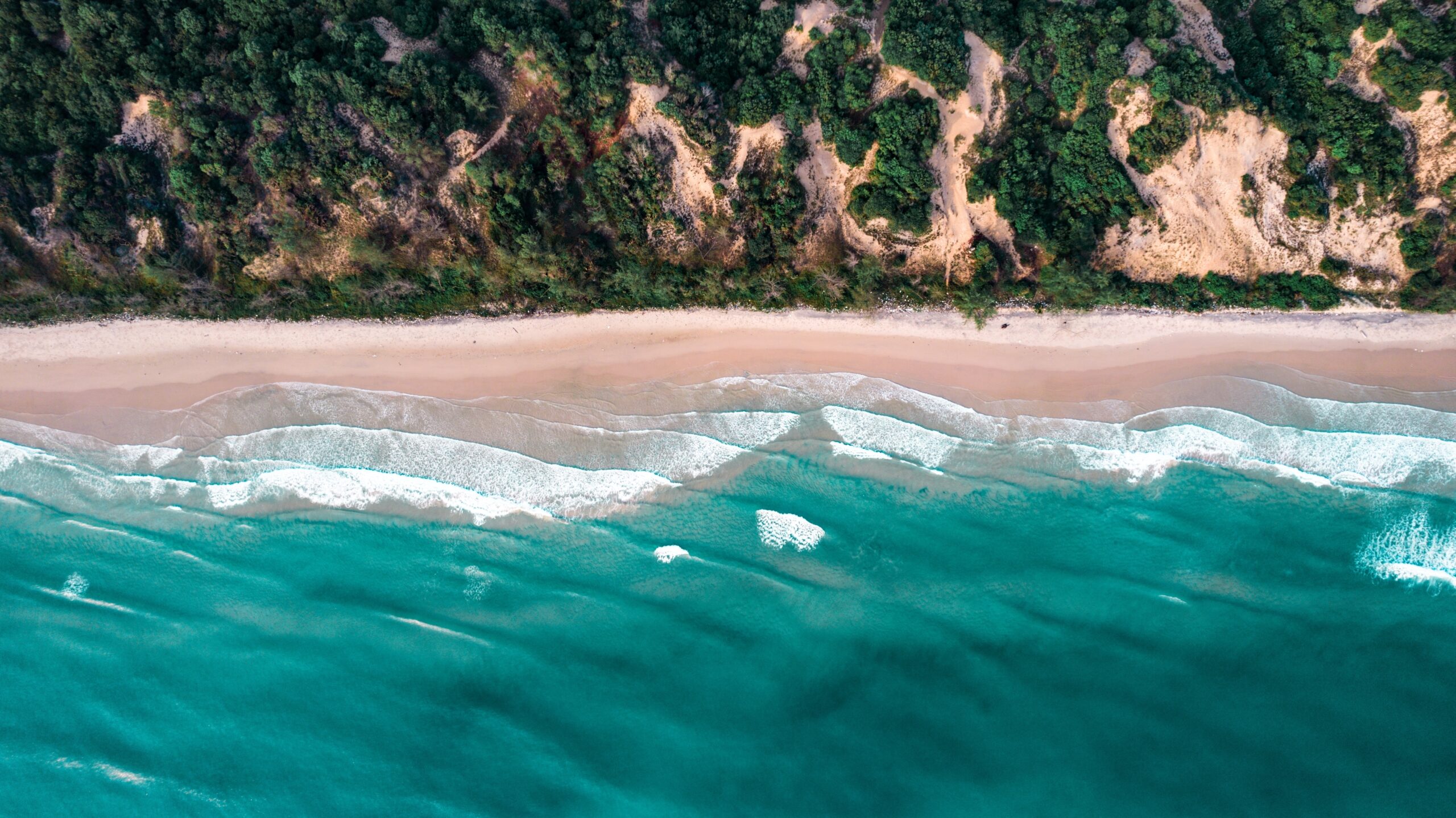 Aerial,View,Of,The,Sand,Dunes,In,Chumphon,,South,Thailand